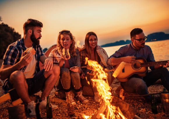 Camp Fire And Music